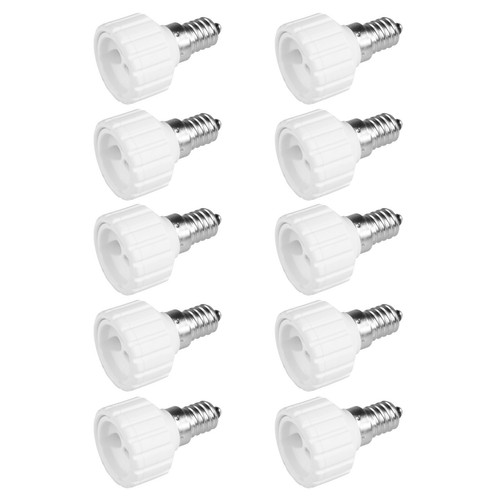 10x lampensockel adapter e14 - 10x,