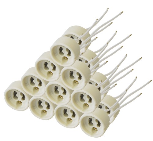 Lampenfassung gu10 sockel - 25,