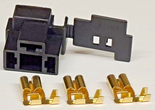 Stecker 3x - +,
