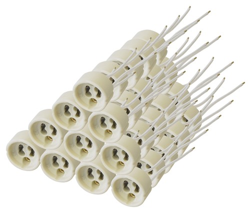 50x gu10 lampen fassung mit - lampen,