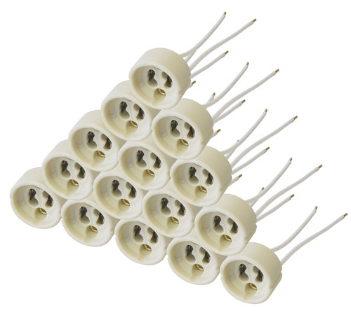 15x gu10 lampen fassung mit - fassung,
