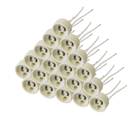20x gu10 lampen fassung - gu10, mit