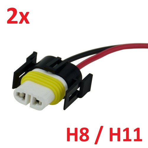 H11 fassung lampe - 2x,